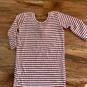 Childhoods Red and White Striped Top